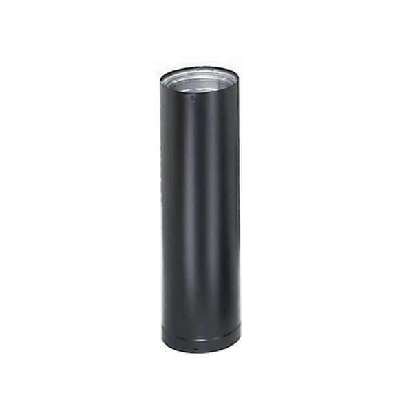 Perfectpillows M & G Duravent 6DVL-06 6 Inch x 6 Inch Dura-Vent DVL Double-Wall Black Pipe PE2547644 - main
